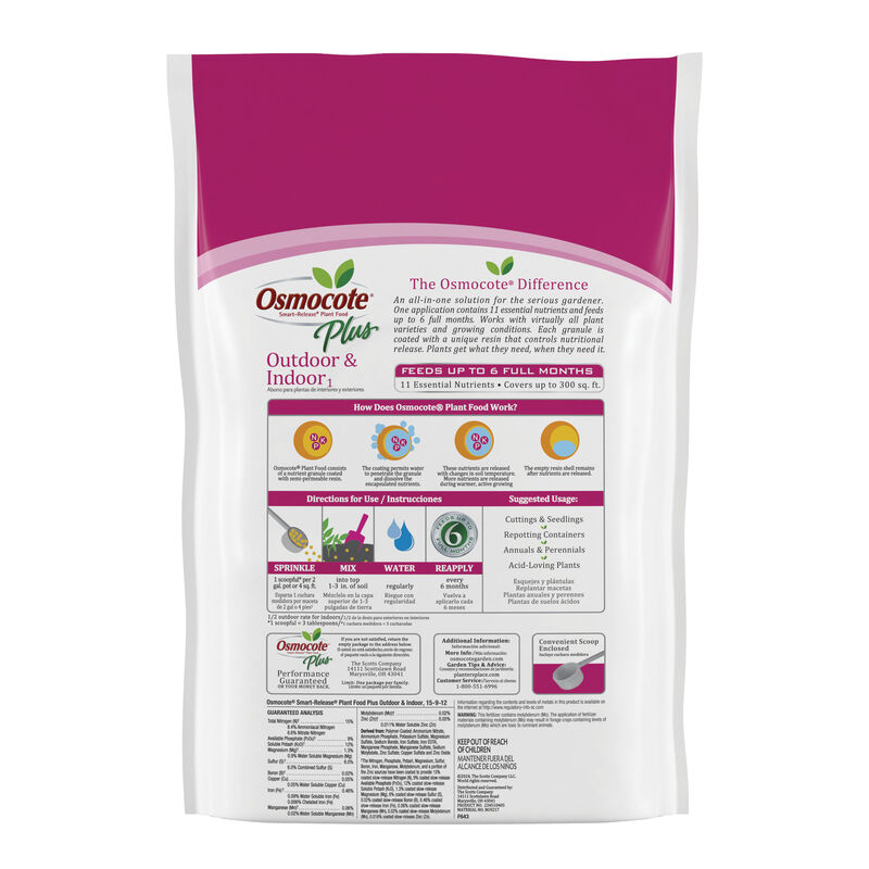 Osmocote Plus – Outdoor & Indoor Plant Food – 8lb
